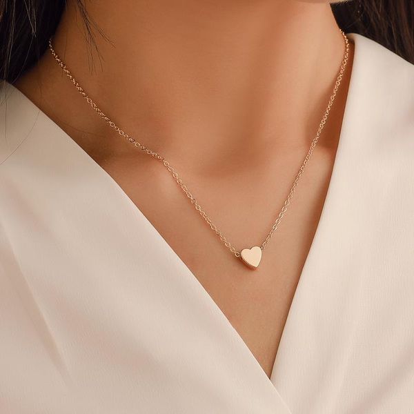 pendant necklaces simple heart-shaped personality necklace lover chokers charm ins temperament clavicle chain female couple gift 2021, Silver
pendant necklaces simple heart-shaped personality necklace lover chokers charm ins temperament clavicle chain female couple gift 2021, Silver