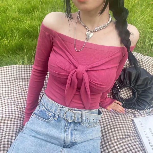 women's sweaters women long sleeve sweater slash neck bow knitted pullover autumn winter club party clothing, White;black
women's sweaters women long sleeve sweater slash neck bow knitted pullover autumn winter club party clothing, White;black