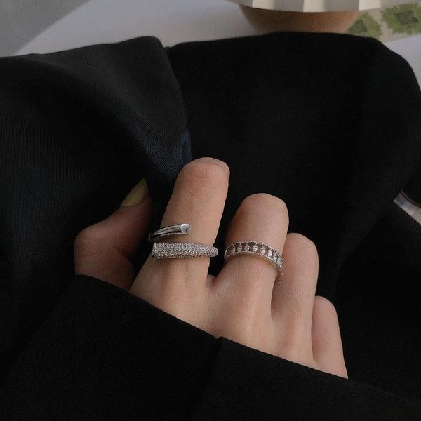 cluster rings 925 sterling silver shiny zircon geometric finger for women minimalist elegant party jewelry s-r896, Golden;silver
cluster rings 925 sterling silver shiny zircon geometric finger for women minimalist elegant party jewelry s-r896, Golden;silver