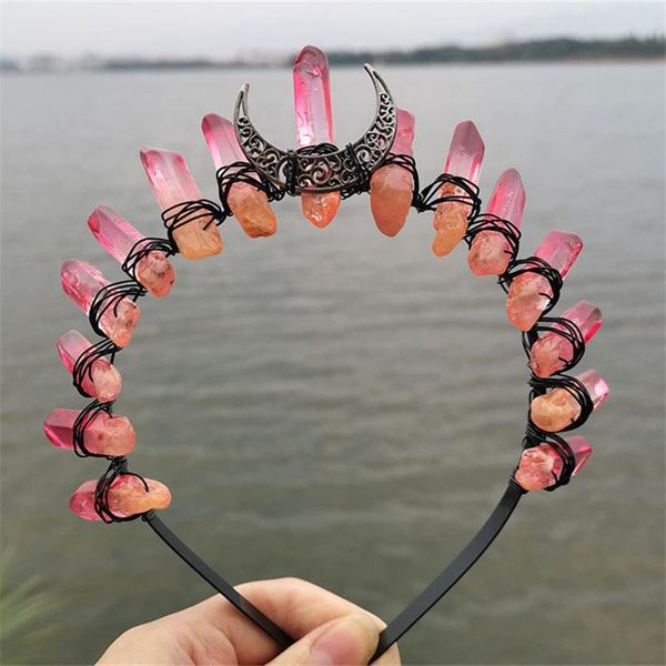 hair clips & barrettes 2021 bride fashion jewelry natural stone crystal crowns tiara women diadem queen crown for wedding headband accessori, Golden;silver
hair clips & barrettes 2021 bride fashion jewelry natural stone crystal crowns tiara women diadem queen crown for wedding headband accessori, Golden;silver
