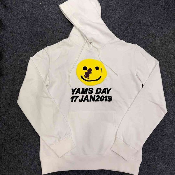 yams day smile face embroidery women hoodies sweatshirt hiphop streetwear men cotton hoodie pullover, Black
yams day smile face embroidery women hoodies sweatshirt hiphop streetwear men cotton hoodie pullover, Black