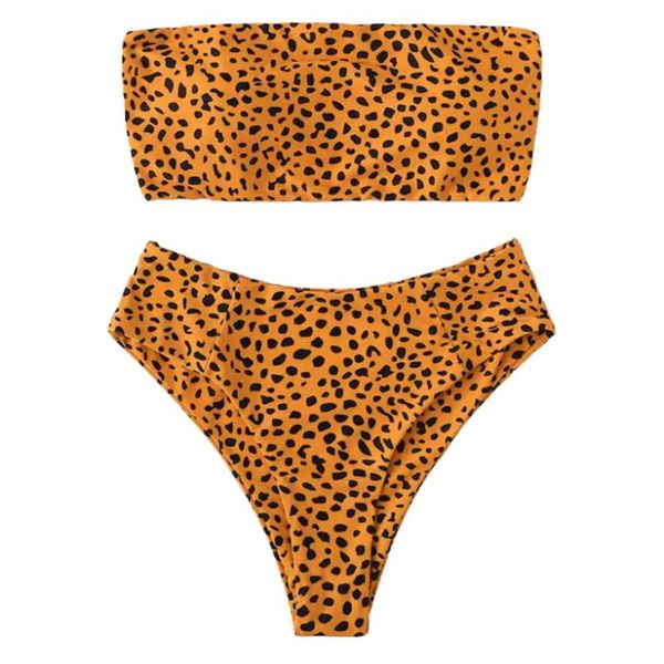 women's swimwear leopard print bikini split ladies female polyester spandex sleeveless summer backless swim wading sport, White;black
women's swimwear leopard print bikini split ladies female polyester spandex sleeveless summer backless swim wading sport, White;black