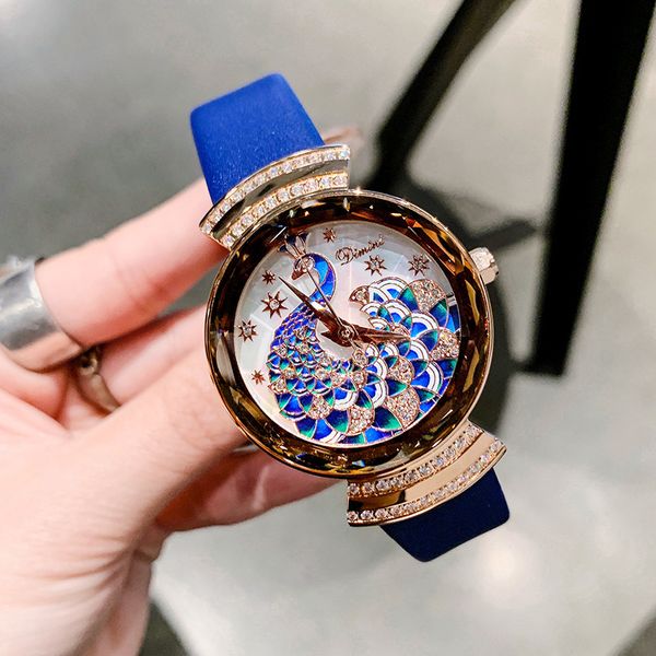 timini new hand peacock fashion ins net red same women's niche quartz watch, Slivery;brown
timini new hand peacock fashion ins net red same women's niche quartz watch, Slivery;brown