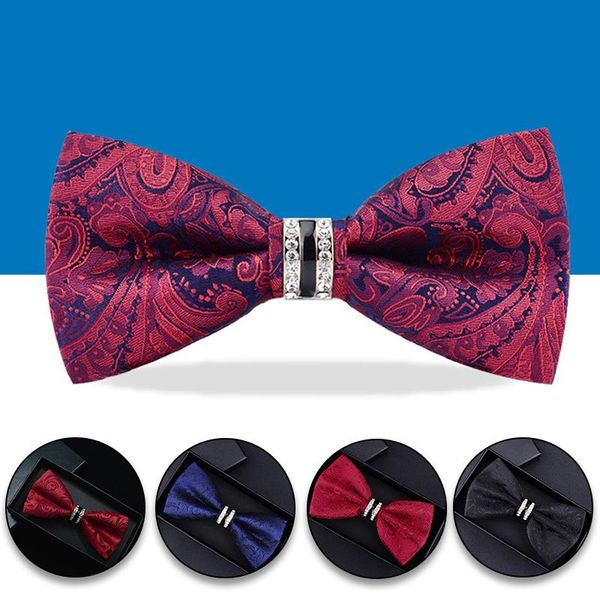 bow ties men jacquard tie fashion cravat set bowtie elegant rhinestone bowties for wedding party bowknot clothing decoration, Black;gray
bow ties men jacquard tie fashion cravat set bowtie elegant rhinestone bowties for wedding party bowknot clothing decoration, Black;gray