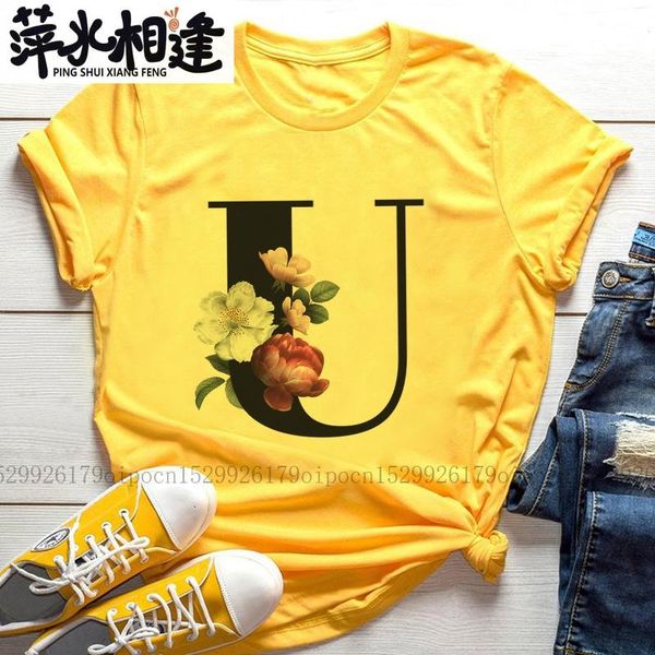 women's t-shirt 2021 fashion 26 english alphabet print yellow tshirt summer harajuku casual t shirt women couples lovers female, White
women's t-shirt 2021 fashion 26 english alphabet print yellow tshirt summer harajuku casual t shirt women couples lovers female, White