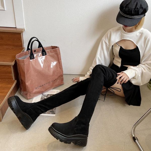 boots round toe women's autumn shoes luxury designer thigh high heels clogs platform black med lolita ladies fas
boots round toe women's autumn shoes luxury designer thigh high heels clogs platform black med lolita ladies fas
