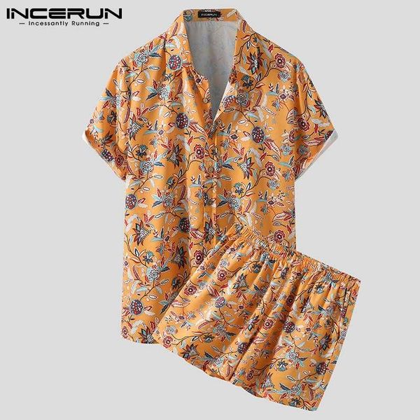 men's tracksuits incerun summer men hawaiian sets printing streetwear lapel short sleeve shirt beach shorts vacation casual mens suits, Gray
men's tracksuits incerun summer men hawaiian sets printing streetwear lapel short sleeve shirt beach shorts vacation casual mens suits, Gray
