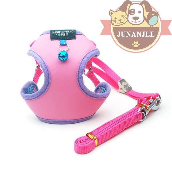 dog collars & leashes breathable mesh adjustable safety pet harness with bell leash dogs chain chihuahua chest supplies
dog collars & leashes breathable mesh adjustable safety pet harness with bell leash dogs chain chihuahua chest supplies