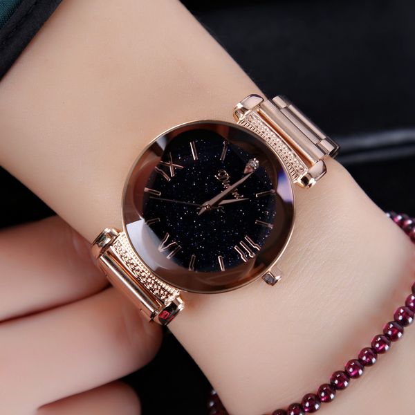 watch timmy's versatile fashion women's star disk roman scale steel band, Slivery;brown
watch timmy's versatile fashion women's star disk roman scale steel band, Slivery;brown