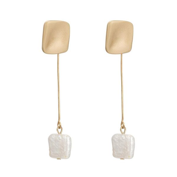 minimalist simple gold color square freshwater pearl earrings trendy geometric long women girls christmas present dangle & chandelier, Silver
minimalist simple gold color square freshwater pearl earrings trendy geometric long women girls christmas present dangle & chandelier, Silver