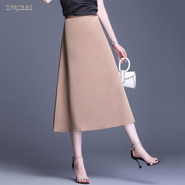 skirts 2021 summer a-line women mid skirt solid waist satin lady hip black street retro femme
skirts 2021 summer a-line women mid skirt solid waist satin lady hip black street retro femme