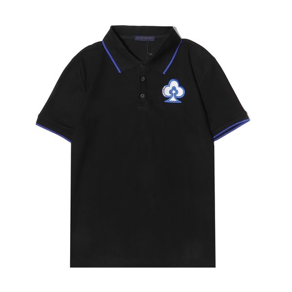 fashion turndown collar lapel polos shirts mens designers polo shirts high street embroidery floral printing t shirt men summer cotton, White;black
fashion turndown collar lapel polos shirts mens designers polo shirts high street embroidery floral printing t shirt men summer cotton, White;black