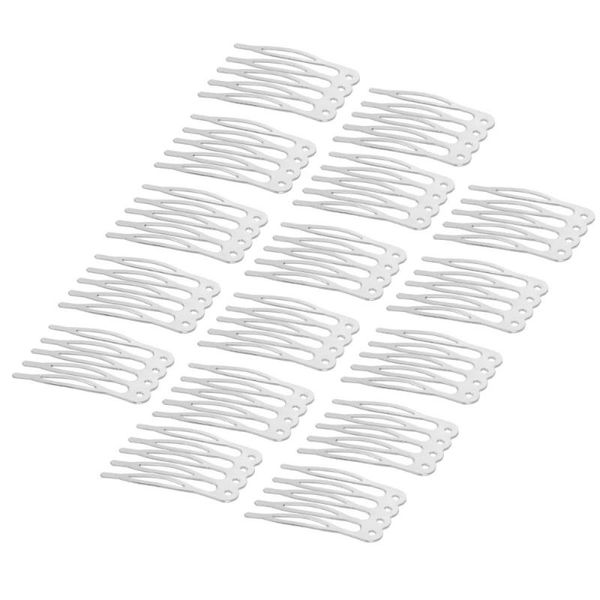 hair clips 50pcs diy combs simple tuck comb fashion five teeth accessories for girls ladies (silver)
hair clips 50pcs diy combs simple tuck comb fashion five teeth accessories for girls ladies (silver)