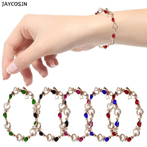 link, chain simple fashion temperament inlaid fasion bracelet beautiful waterdrop crystal for women wedding party jewelry female, Black
link, chain simple fashion temperament inlaid fasion bracelet beautiful waterdrop crystal for women wedding party jewelry female, Black