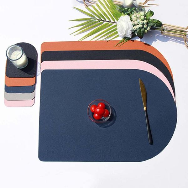 mats & pads dual side 2 color tableware pad placemat pu leather table mat heat insulation non-slip placemats bowl kitchen
mats & pads dual side 2 color tableware pad placemat pu leather table mat heat insulation non-slip placemats bowl kitchen