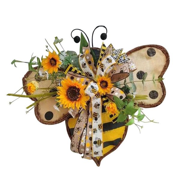 simulation leaf bee sunflowerwreath artificial garland hanging pendants wedding door ornaments mother's day wreath mariage decorative f
simulation leaf bee sunflowerwreath artificial garland hanging pendants wedding door ornaments mother's day wreath mariage decorative f
