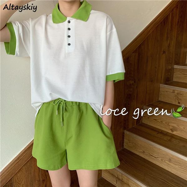 women's tracksuits fashion casual short sets women outfits patchwork panelled loose sleeve t-shirts teen girls preppy style straight tr, Gray
women's tracksuits fashion casual short sets women outfits patchwork panelled loose sleeve t-shirts teen girls preppy style straight tr, Gray
