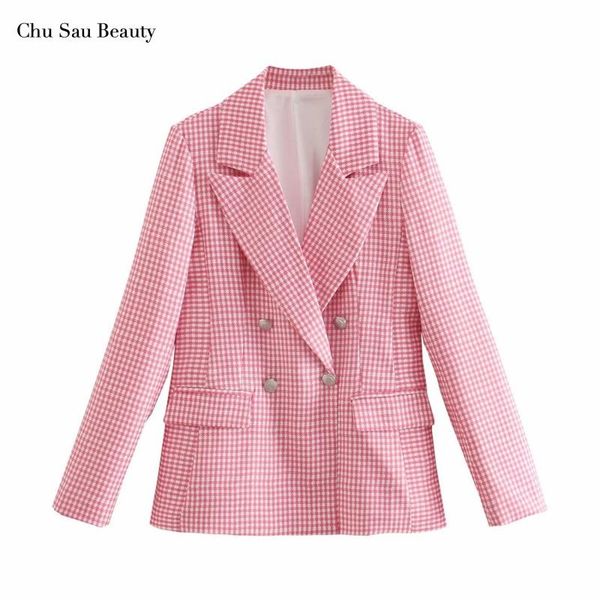 women's suits & blazers 2021 retro green pink plaid print blazer, office lady's double-breasted suit, chic and slim all-match jack, White;black
women's suits & blazers 2021 retro green pink plaid print blazer, office lady's double-breasted suit, chic and slim all-match jack, White;black
