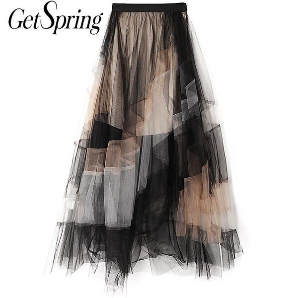 skirts getspring women skirt color matching asymmetry plus size high waist irregular mesh long womens 2021 fashion, Black
skirts getspring women skirt color matching asymmetry plus size high waist irregular mesh long womens 2021 fashion, Black
