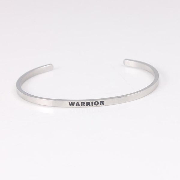 bangle 316l stainless steel engraved warrior positive inspirational quote hand imprint cuff mantra bracelet for men and women, Black
bangle 316l stainless steel engraved warrior positive inspirational quote hand imprint cuff mantra bracelet for men and women, Black