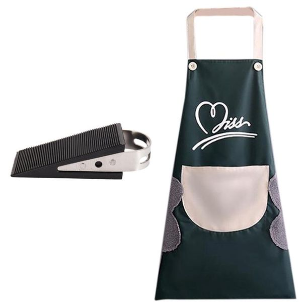 aprons 1 pcs rubber stainless steel door ser & household waterproof hand-wiping kitchen apron green
aprons 1 pcs rubber stainless steel door ser & household waterproof hand-wiping kitchen apron green