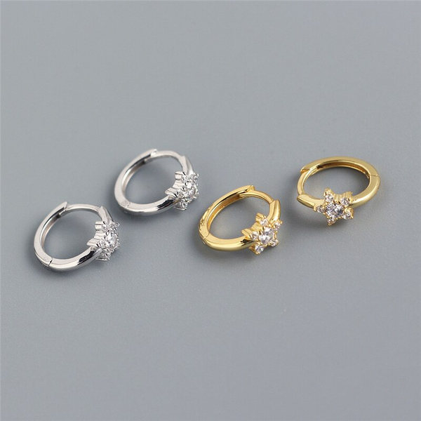 hoop & huggie a00267 jazaz ins genuine 925 sterling silver pave zircon star minimalist ear buckle for women party charm jewelry earrings, Golden;silver
hoop & huggie a00267 jazaz ins genuine 925 sterling silver pave zircon star minimalist ear buckle for women party charm jewelry earrings, Golden;silver