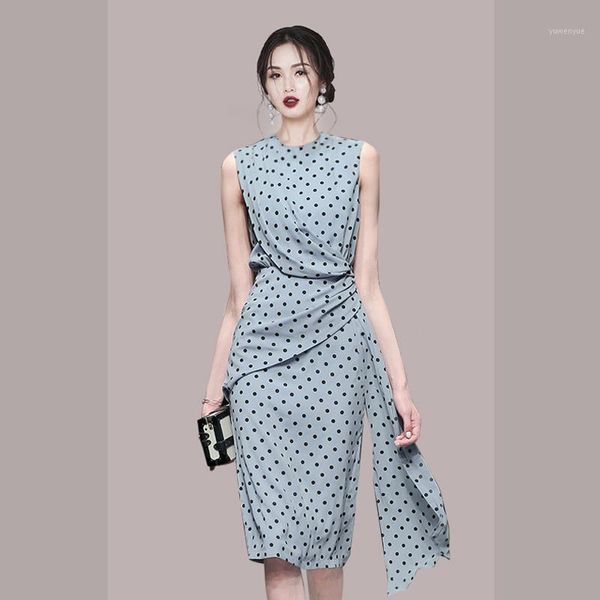 casual dresses jsxdhk korean runway summer wave point dress fashion women sleeveless ruffles dot office ladies o neck tank bodycon pencil, Black;gray
casual dresses jsxdhk korean runway summer wave point dress fashion women sleeveless ruffles dot office ladies o neck tank bodycon pencil, Black;gray