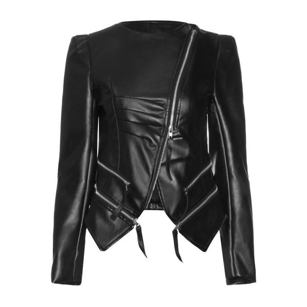 women's jackets casual pu leather women autumn 2021 stylish design goth cropped basic outerwear skinny motorcycle jacket coat female, Black;brown
women's jackets casual pu leather women autumn 2021 stylish design goth cropped basic outerwear skinny motorcycle jacket coat female, Black;brown