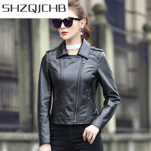 women's leather & faux shzq natural sheepskin coat female genuine montone jacket women short slim outwear spring autumn clothes 2021 lw, Black
women's leather & faux shzq natural sheepskin coat female genuine montone jacket women short slim outwear spring autumn clothes 2021 lw, Black