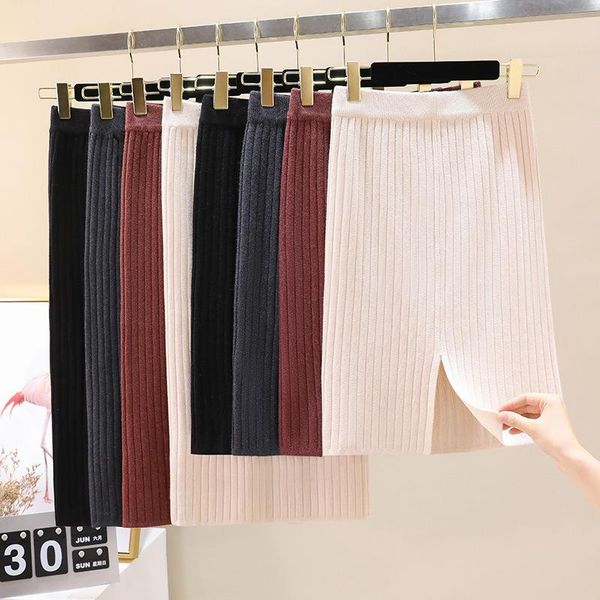 skirts elastic band women autumn winter warm high waist knitted straight skirt ribbed mid-long black 60cm-80cm
skirts elastic band women autumn winter warm high waist knitted straight skirt ribbed mid-long black 60cm-80cm
