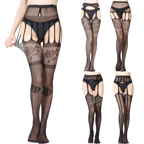 socks & hosiery women lingerie stockings garter belt stripe elastic black fishnet stocking thigh sheer tights pantyhose, Black;white
socks & hosiery women lingerie stockings garter belt stripe elastic black fishnet stocking thigh sheer tights pantyhose, Black;white