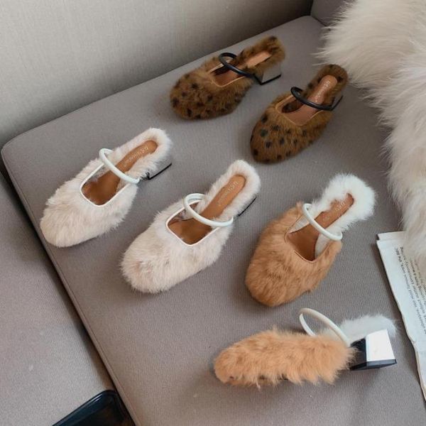 slippers shoes square heel plush for adults cover toe slides low slipers women heeled mules block fur leopard 2021 high autumn b, Black
slippers shoes square heel plush for adults cover toe slides low slipers women heeled mules block fur leopard 2021 high autumn b, Black