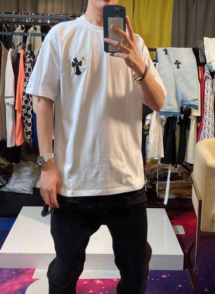 2021 summer new cross sanskrit crosin t-shirt pure cotton short sleeve, White;black
2021 summer new cross sanskrit crosin t-shirt pure cotton short sleeve, White;black