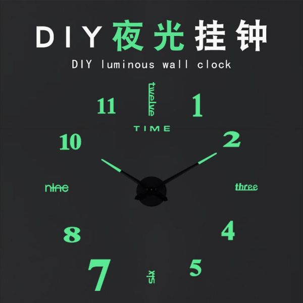 wall clocks 3d clock mirror sticker creative diy removable luminous decoration living room quartz needle
wall clocks 3d clock mirror sticker creative diy removable luminous decoration living room quartz needle