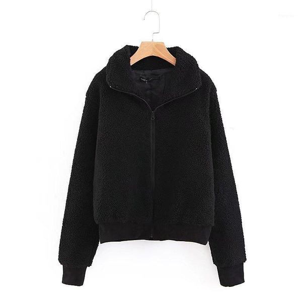 women's jackets women's women 2022 fashion warm faux fur teddy loose coat retro long sleeve stand collar cardigan outerwear street, Black;brown
women's jackets women's women 2022 fashion warm faux fur teddy loose coat retro long sleeve stand collar cardigan outerwear street, Black;brown