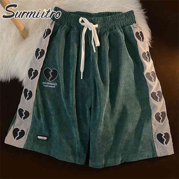 fashion heart embroidery summer korean style loose capris women short pants high elastic waist shorts female 210421, White;black
fashion heart embroidery summer korean style loose capris women short pants high elastic waist shorts female 210421, White;black