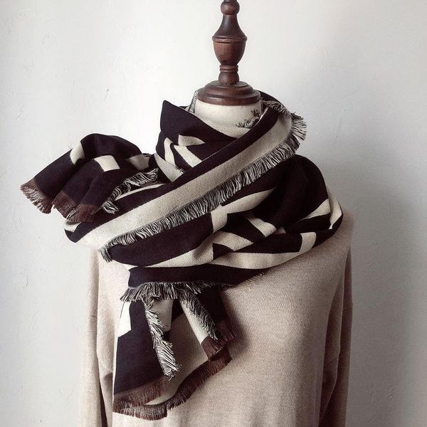 scarves 2021 winter geometric print warm scarf for women pashmina shawls wraps blanket female fashion stole foulard, Blue;gray
scarves 2021 winter geometric print warm scarf for women pashmina shawls wraps blanket female fashion stole foulard, Blue;gray