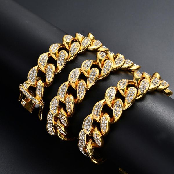 men hip hop iced out bling chain necklace 20mm miami cuban link chains hiphop necklaces fashion jewelry drop shipping, Black
men hip hop iced out bling chain necklace 20mm miami cuban link chains hiphop necklaces fashion jewelry drop shipping, Black
