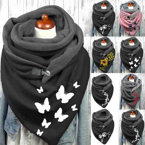 fashion winter scarf for women printing button soft wrap casual warm scarves shawls scarf foulard neck, Blue;gray
fashion winter scarf for women printing button soft wrap casual warm scarves shawls scarf foulard neck, Blue;gray