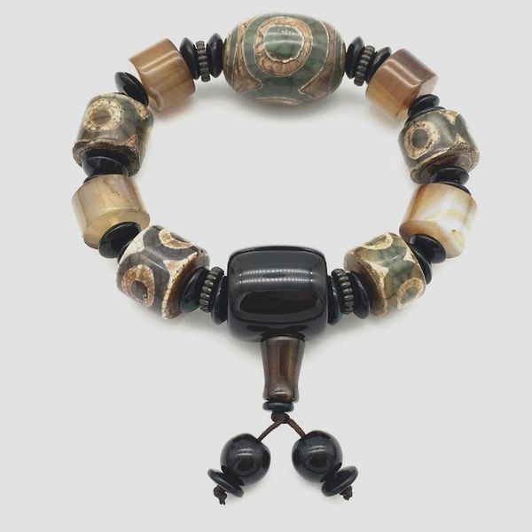 beaded, strands fashionable jokercir 16 mm natural onxy stone bead bracelet 1pcs bungee cord men and women, Black
beaded, strands fashionable jokercir 16 mm natural onxy stone bead bracelet 1pcs bungee cord men and women, Black