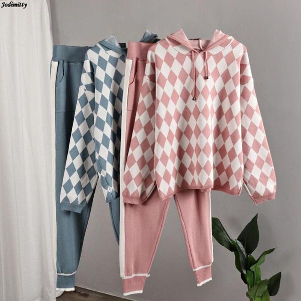 women's two piece pants cropped hooded women sweater with big pocket harem tracksuits sweet plaid o neck long-sleeved sweatshirt, White
women's two piece pants cropped hooded women sweater with big pocket harem tracksuits sweet plaid o neck long-sleeved sweatshirt, White