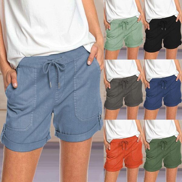 women's shorts 2021 summer fashion high waist loose solid color wide legs casual female lace-up short plus size, White;black
women's shorts 2021 summer fashion high waist loose solid color wide legs casual female lace-up short plus size, White;black