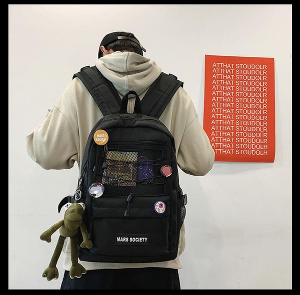 backpack 2716 campus schoolbag male college birthday department street personality travel
backpack 2716 campus schoolbag male college birthday department street personality travel