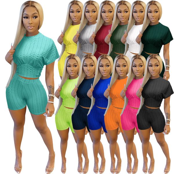 women's tracksuits european and beautiful pure color waist jacquard bubble fabric sports fashion casual two-piece suit, Gray
women's tracksuits european and beautiful pure color waist jacquard bubble fabric sports fashion casual two-piece suit, Gray