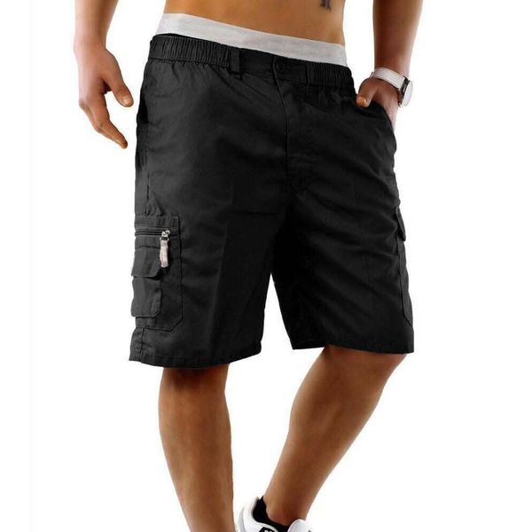men's shorts knee length daily breathable with pockets travel casual men elasticated summer walking solid beach loose straight, White;black
men's shorts knee length daily breathable with pockets travel casual men elasticated summer walking solid beach loose straight, White;black