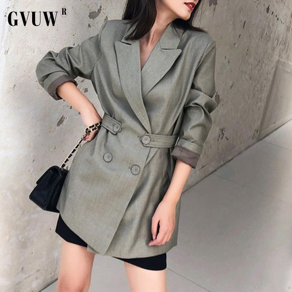 women's suits & blazers gvuw double breasted suit jacket slim pockets at waist blazer army green korean style mid length chic casual kb, White;black
women's suits & blazers gvuw double breasted suit jacket slim pockets at waist blazer army green korean style mid length chic casual kb, White;black