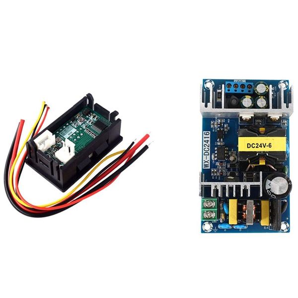 tools 24v6a 150w switching power supply board & dc 0-100v 10a digital voltmeter ammeter voltage detector current meter panel
tools 24v6a 150w switching power supply board & dc 0-100v 10a digital voltmeter ammeter voltage detector current meter panel