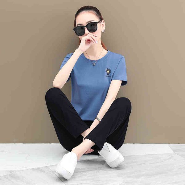 women's jumpsuits & rompers korean sports suit lady fashion western style women's summer short sleeve t-shirt leisure two piece se, Black;white
women's jumpsuits & rompers korean sports suit lady fashion western style women's summer short sleeve t-shirt leisure two piece se, Black;white