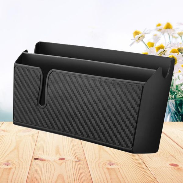 car organizer storage box self-adhesive case pocket container - size (black) 
car organizer storage box self-adhesive case pocket container - size (black)