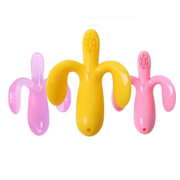 pacifiers# baby silicone training toothbrush banana shape safe toddle teether chew toys teething ring gift for infant chewing bpa free
pacifiers# baby silicone training toothbrush banana shape safe toddle teether chew toys teething ring gift for infant chewing bpa free